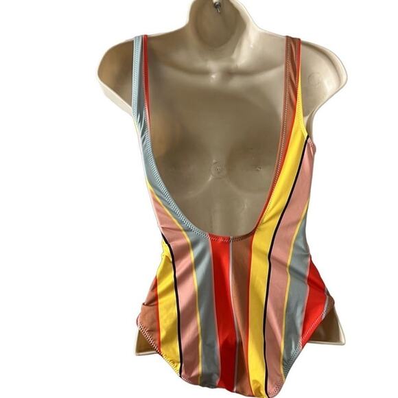 SOLID & STRIPED STELLA ONEPIECE SWIMSUIT SIZE XS - Picture 3 of 5